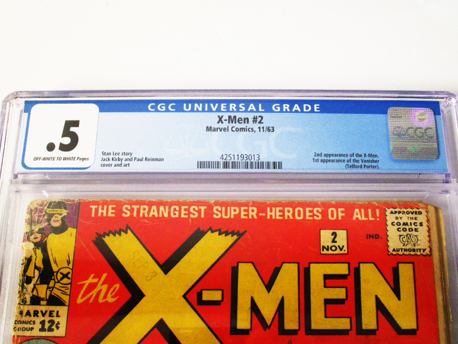 X-Men Vol 1 #2 Cover C CGC Graded 0.5