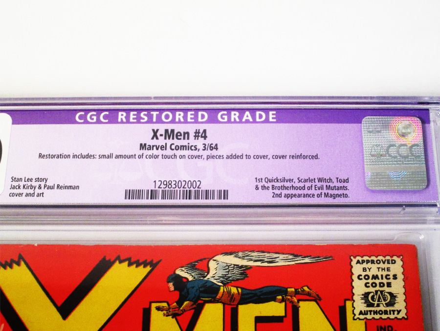 X-Men Vol 1 #4 Cover C CGC Graded 6.0
