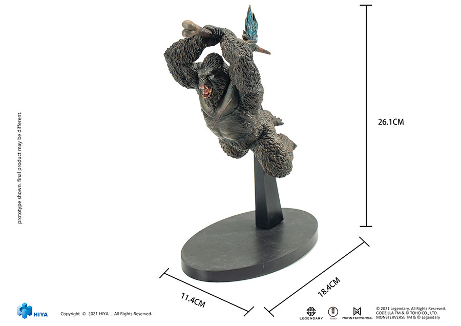 Godzilla vs Kong Stylist Series Kong Previews Exclusive PVC Figure