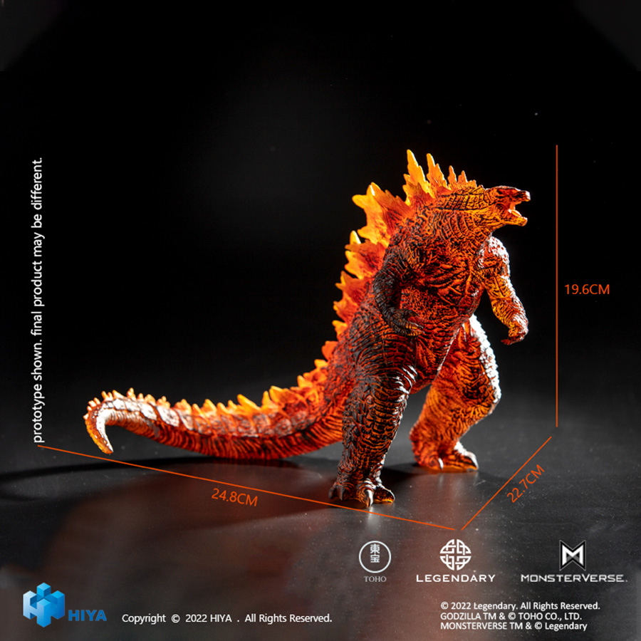 Godzilla King Of The Monsters Stylist Series Burning Godzilla Previews Exclusive Action Figure
