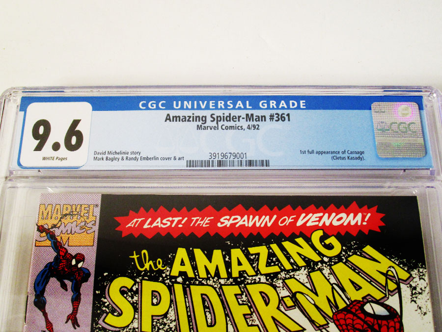 Amazing Spider-Man #361 Cover F 1st Ptg CGC 9.6