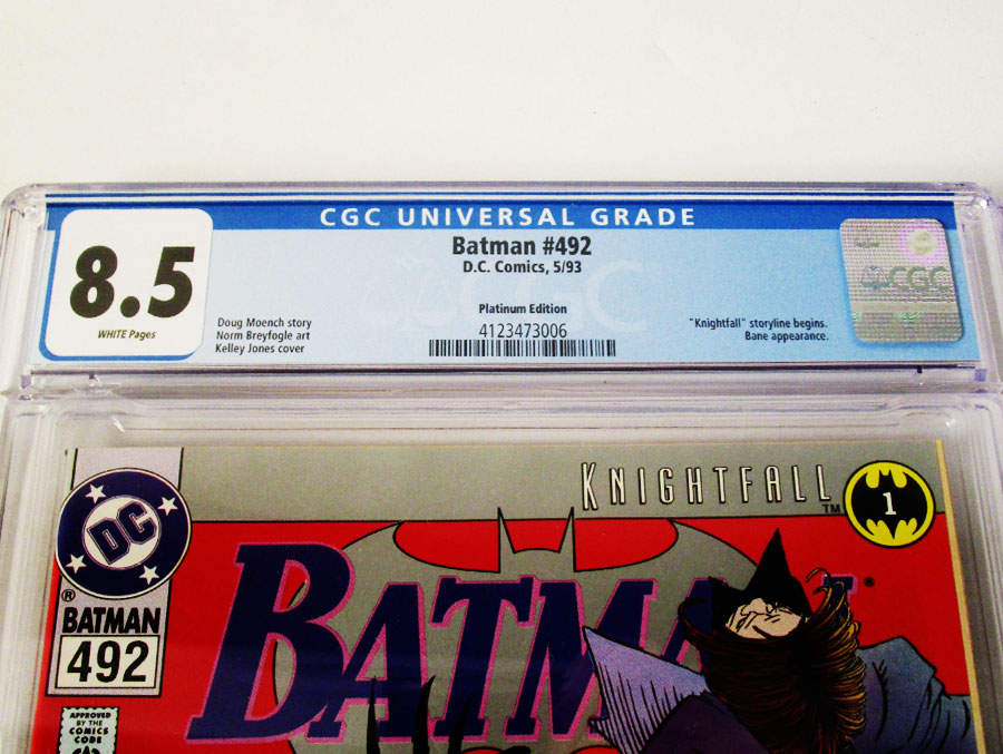 Batman #492 Cover E Platinum Edition CGC 8.5