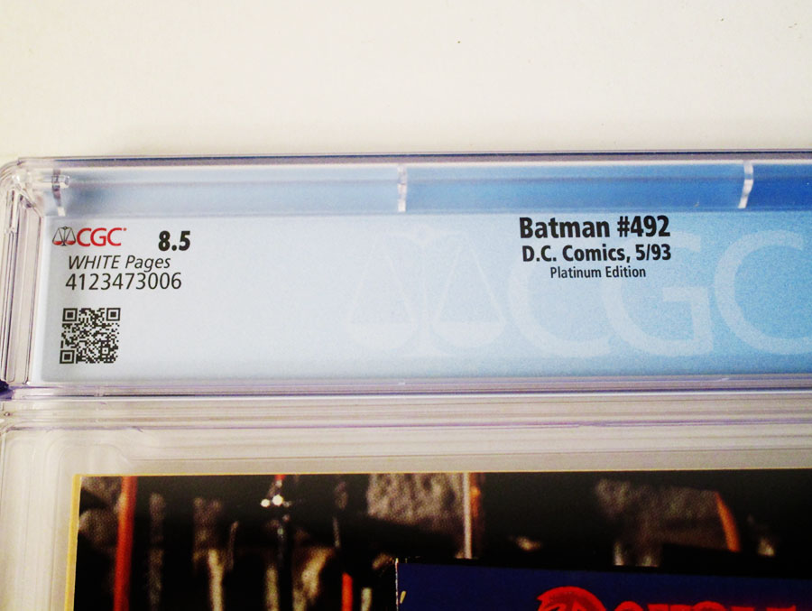 Batman #492 Cover E Platinum Edition CGC 8.5