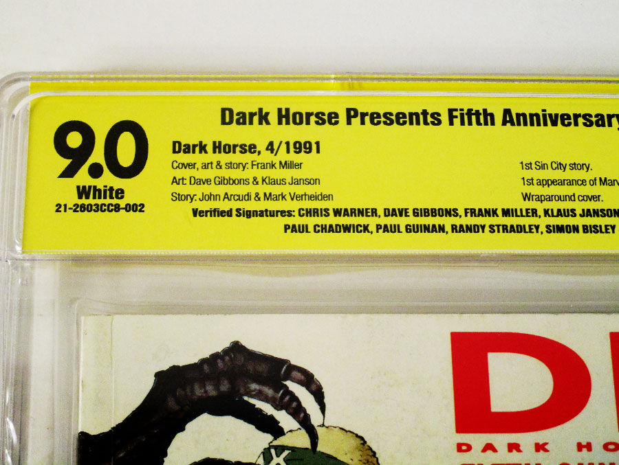 Dark Horse Presents Fifth Anniversary Special #1 Cover C Signed By Creators CBCS 9.0