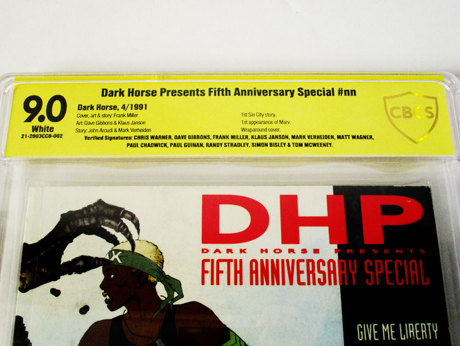 Dark Horse Presents Fifth Anniversary Special #1 Cover C Signed By Creators CBCS 9.0
