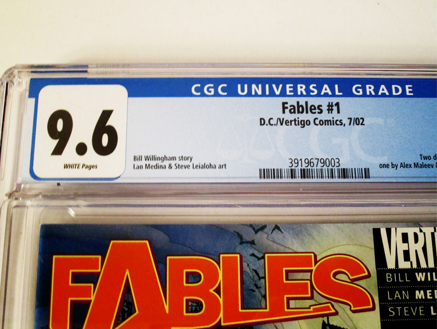 Fables #1 Cover B CGC 9.6