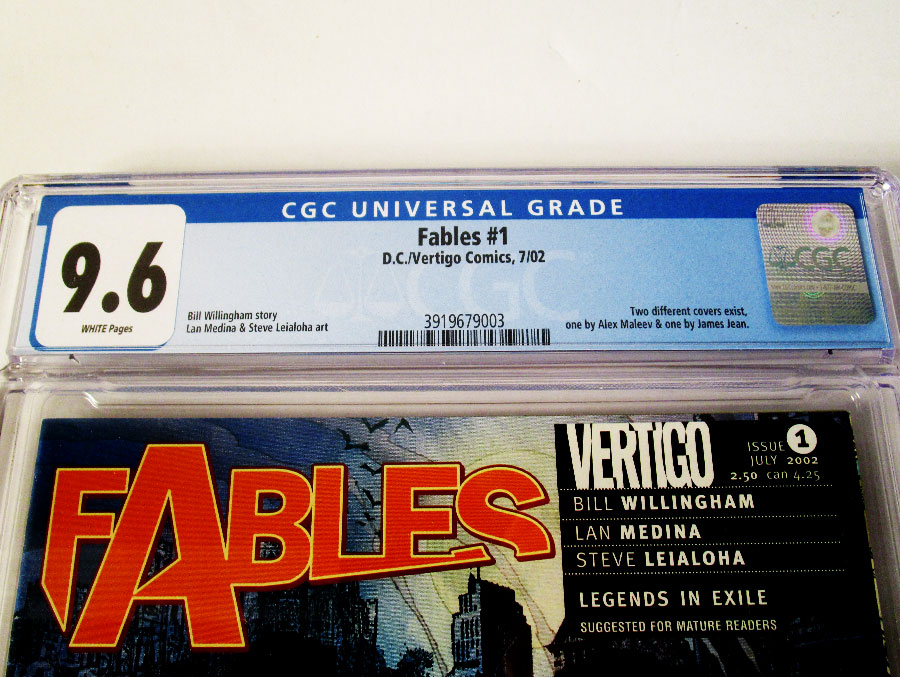 Fables #1 Cover B CGC 9.6