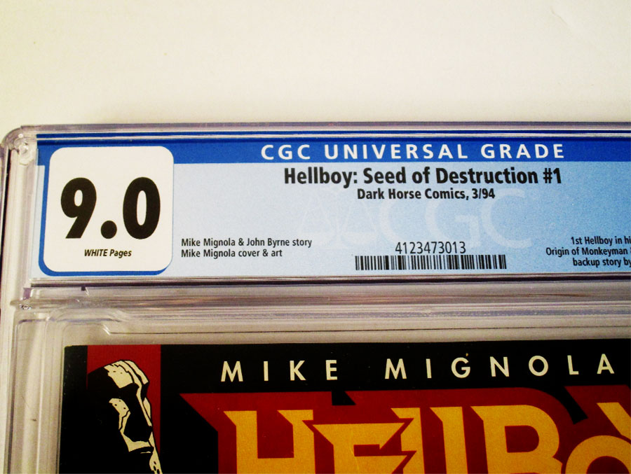 Hellboy Seed Of Destruction #1 Cover B CGC 9.0