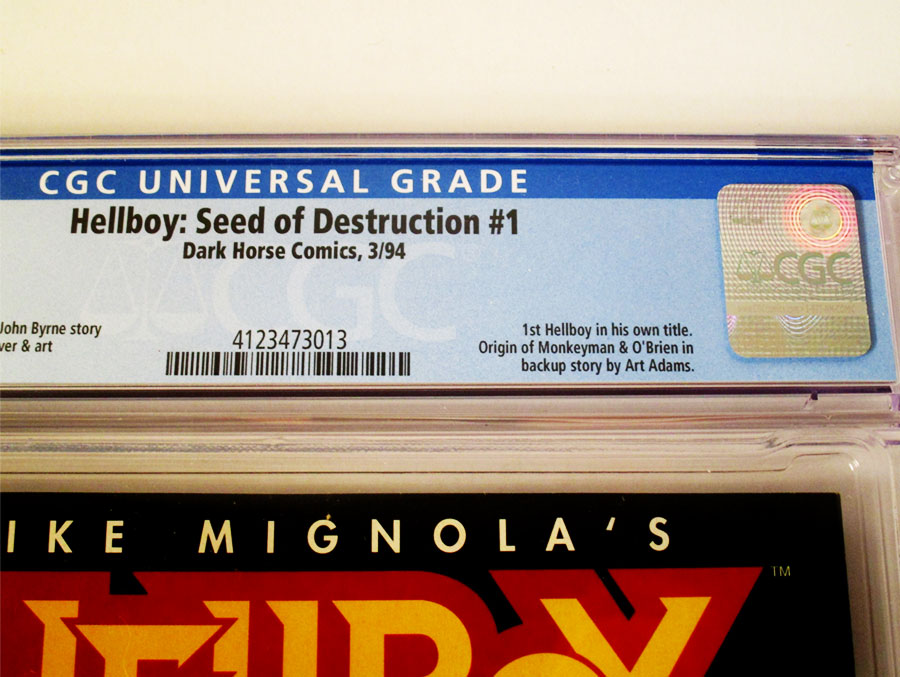 Hellboy Seed Of Destruction #1 Cover B CGC 9.0