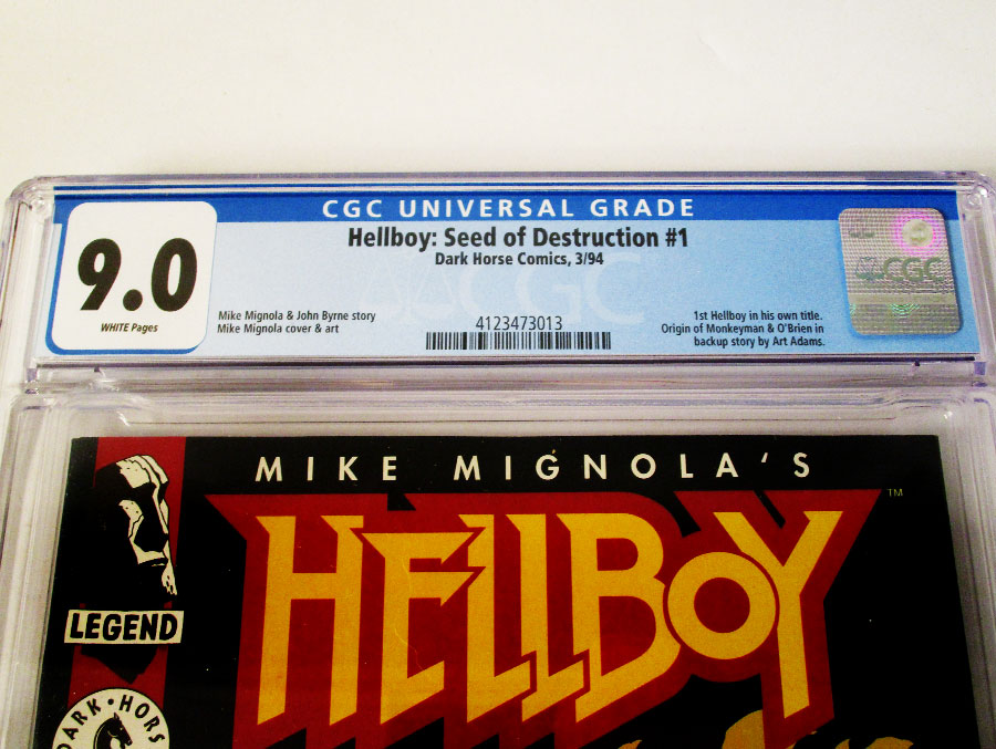Hellboy Seed Of Destruction #1 Cover B CGC 9.0