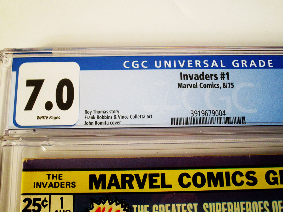 Invaders #1 Cover B CGC 7.0