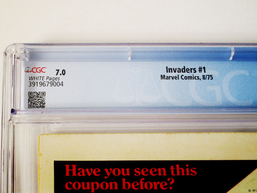 Invaders #1 Cover B CGC 7.0