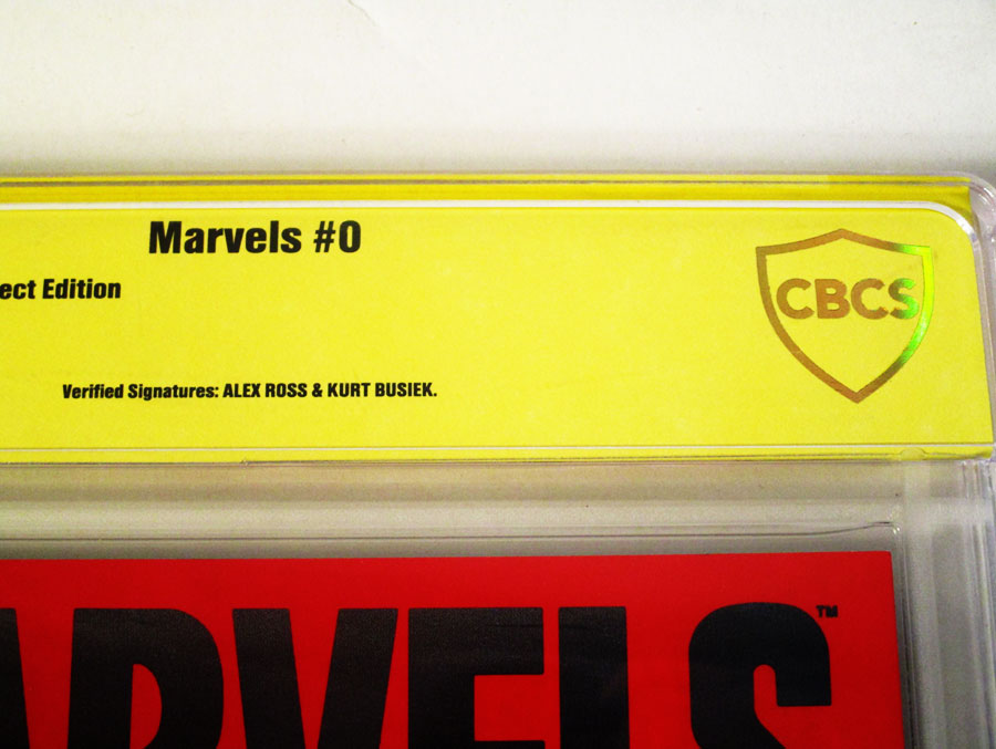 Marvels #0 Cover B Signed By Alex Ross & Kurt Busiek CBCS 9.6