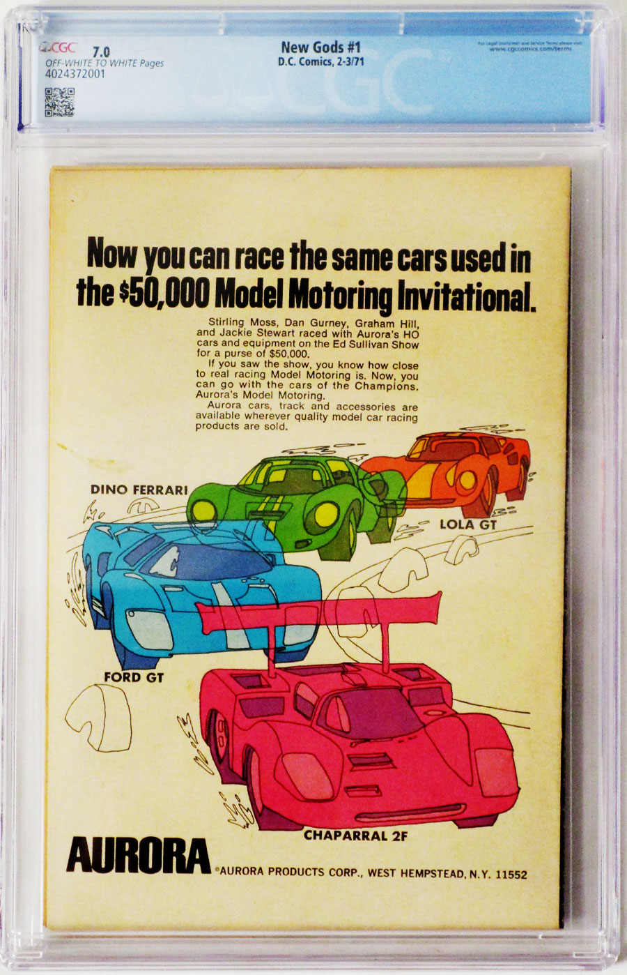 New Gods Vol 1 #1 Cover B CGC 7.0