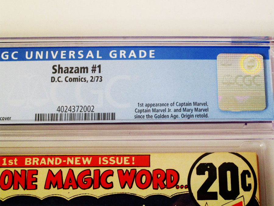 SHAZAM #1 Cover C CGC 9.4
