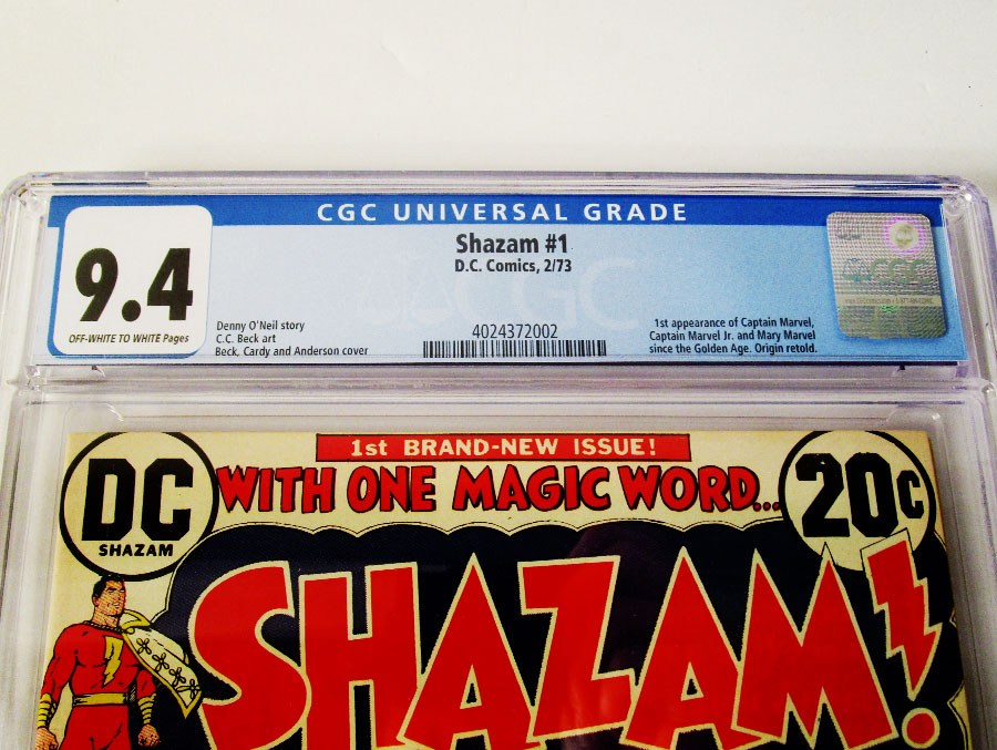SHAZAM #1 Cover C CGC 9.4