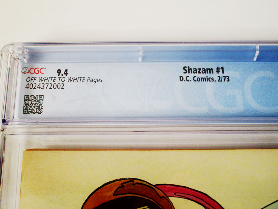 SHAZAM #1 Cover C CGC 9.4