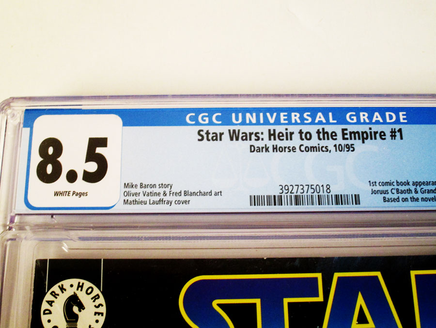 Star Wars Heir To The Empire #1 Cover C Direct Edition CGC 8.5