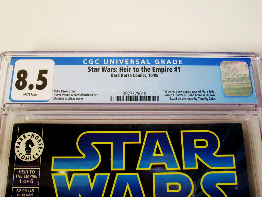 Star Wars Heir To The Empire #1 Cover C Direct Edition CGC 8.5