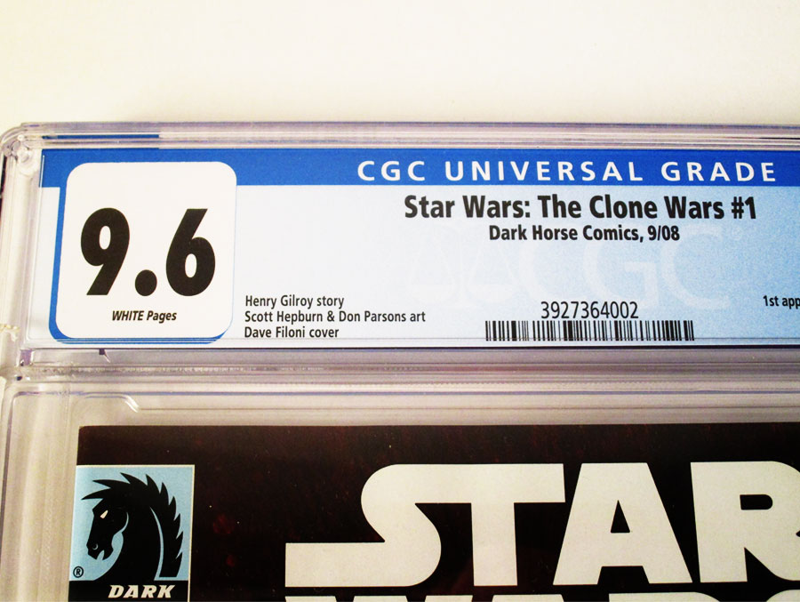 Star Wars Clone Wars #1 Cover B CGC 9.6