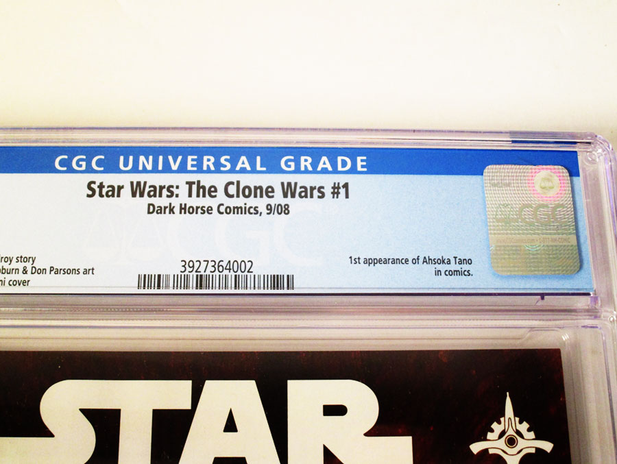 Star Wars Clone Wars #1 Cover B CGC 9.6