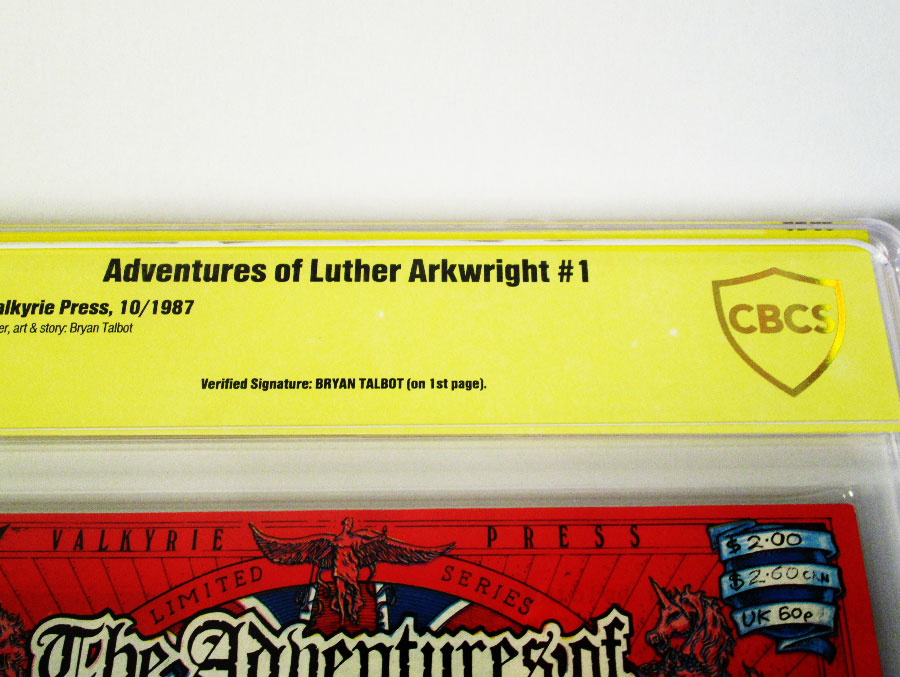 Adventures Of Luther Arkwright #1 Cover B Signed By Bryan Talbot CBCS 9.4