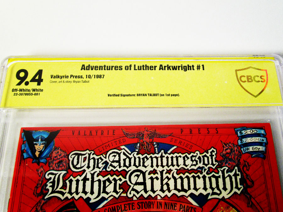 Adventures Of Luther Arkwright #1 Cover B Signed By Bryan Talbot CBCS 9.4