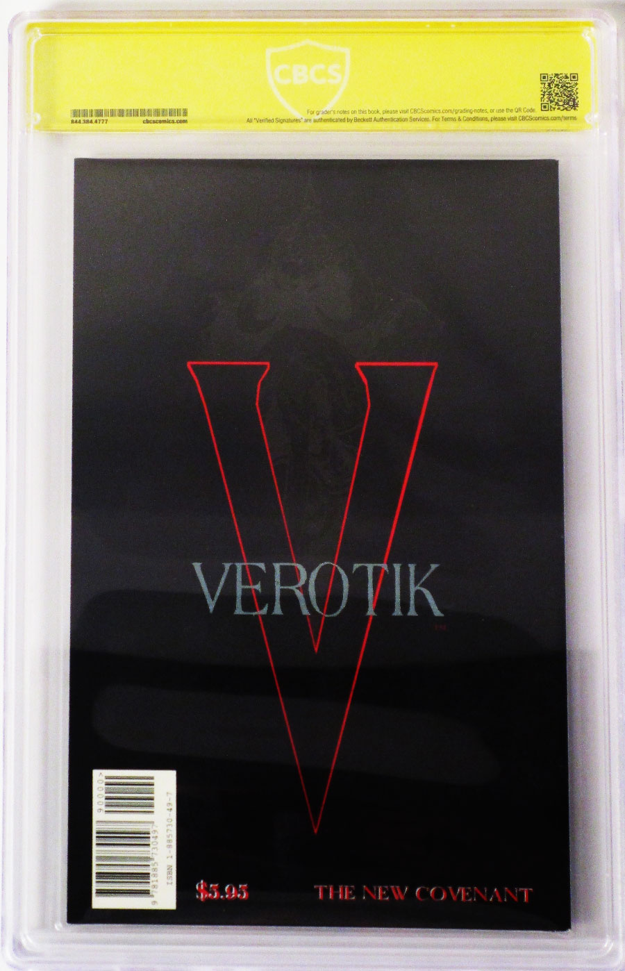Death Dealer (Verotik) #1 Cover C 1st Ptg Signed By Simon Bisley And Glenn Danzig CBCS 9.2