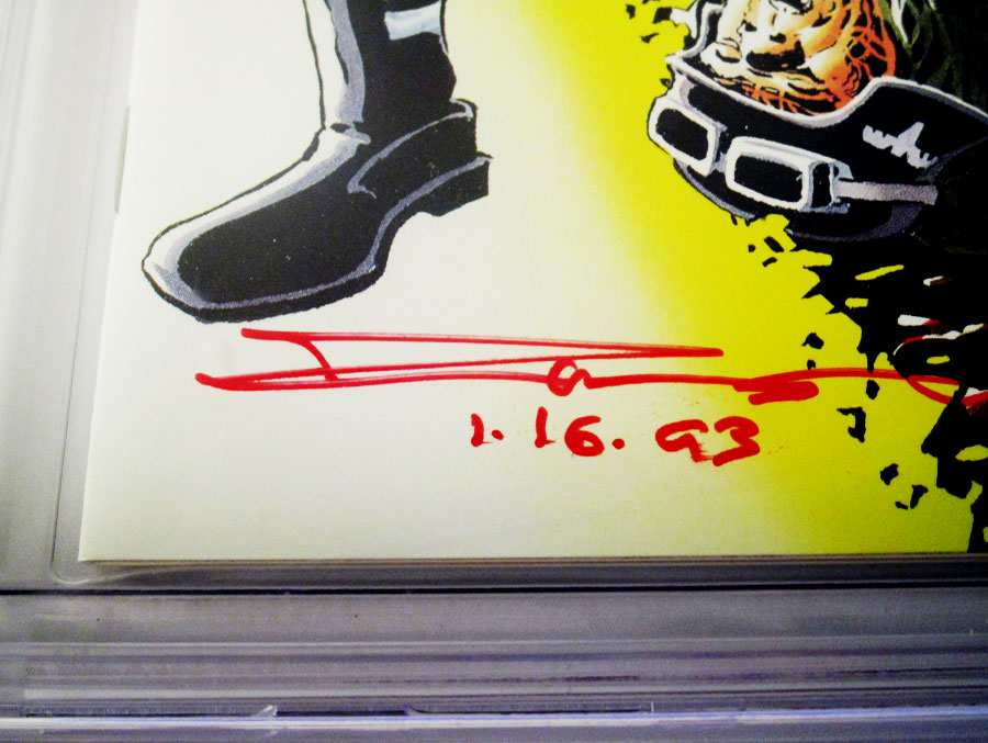 Eternal Warrior #1 Cover D (Gold Foil Logo) Signed By Frank Miller CBCS 9.8