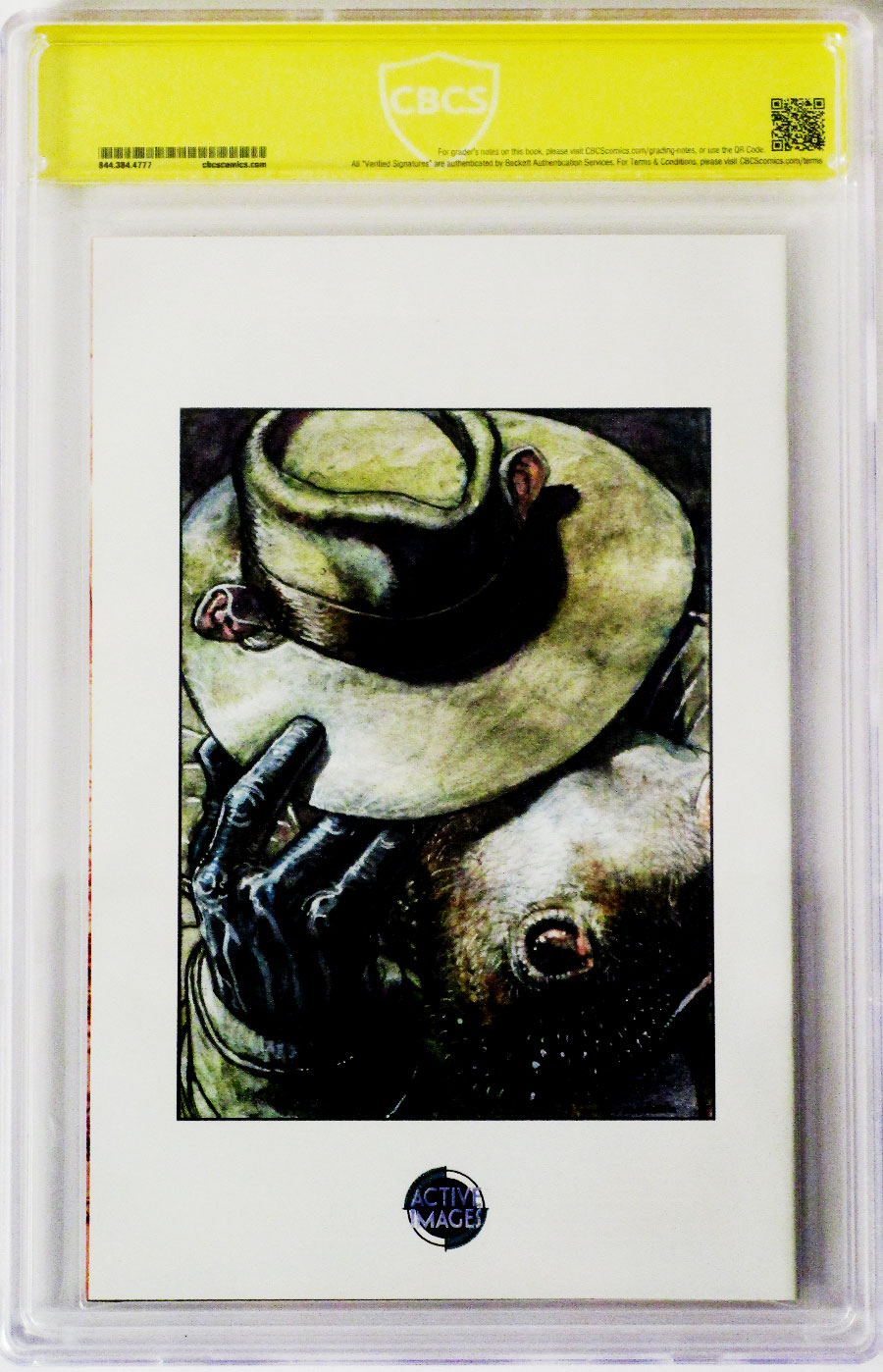 Hip Flask Elephantmen #1 Cover G Signed And Remarked By Jose Ladronn CBCS 9.8