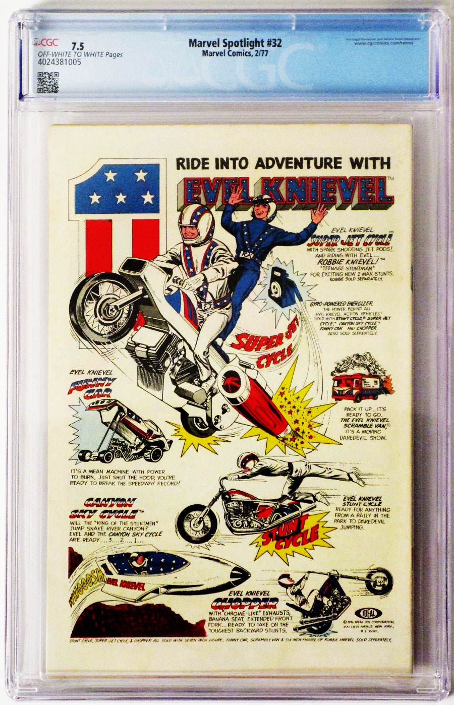 Marvel Spotlight #32 Cover B CGC 7.5