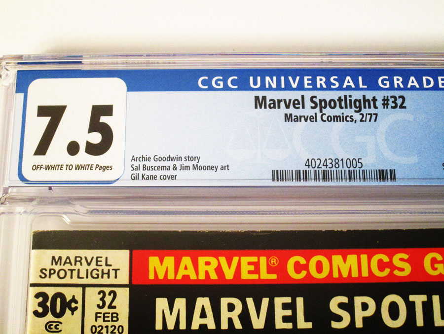Marvel Spotlight #32 Cover B CGC 7.5