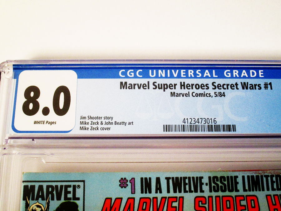 Marvel Super-Heroes Secret Wars #1 Cover E CGC 8.0