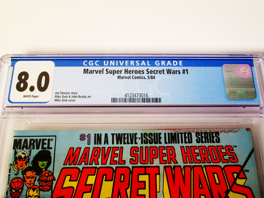 Marvel Super-Heroes Secret Wars #1 Cover E CGC 8.0