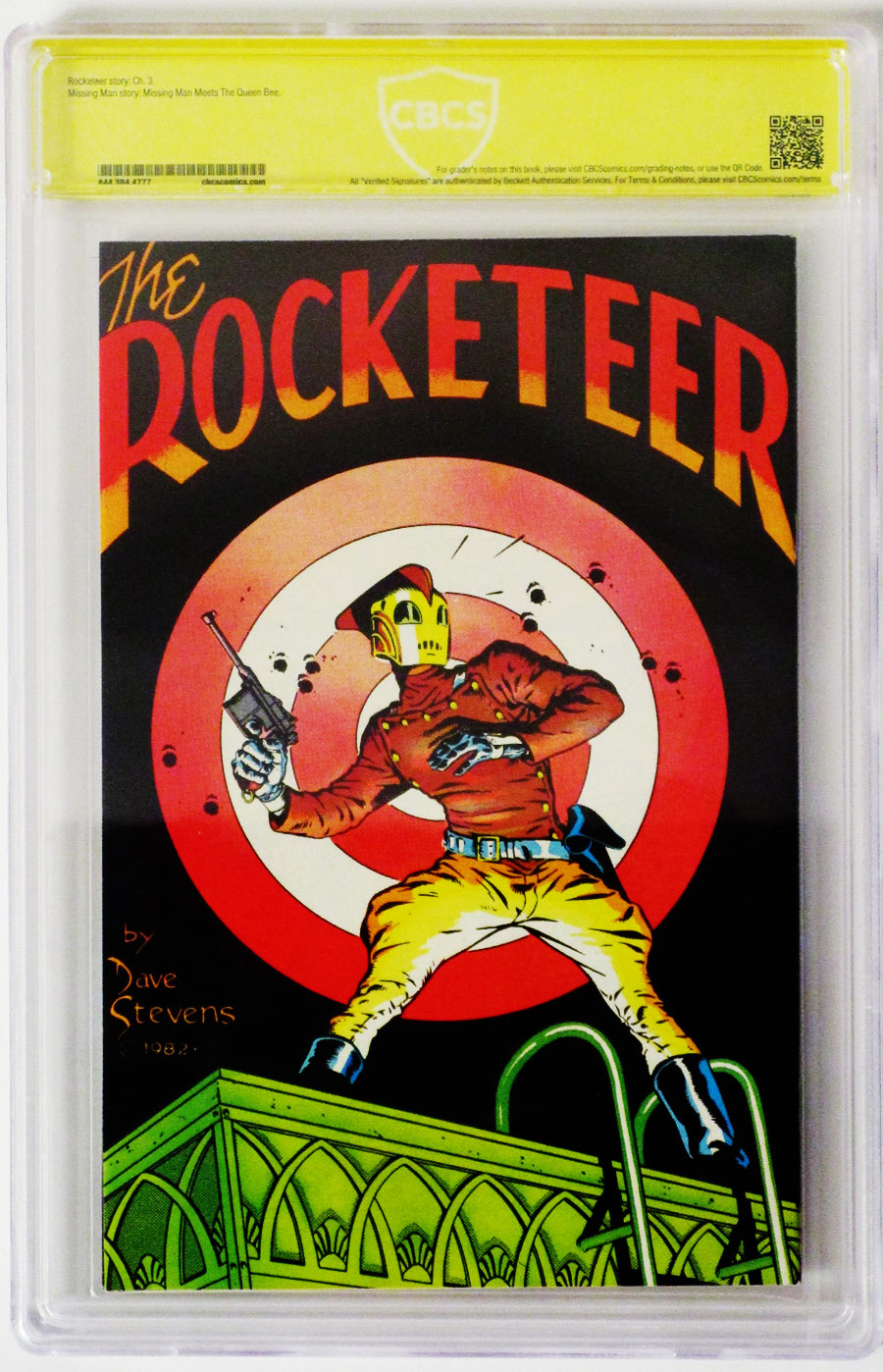 Pacific Presents #1 Cover B Signed By Dave Stevens CBCS 9.4