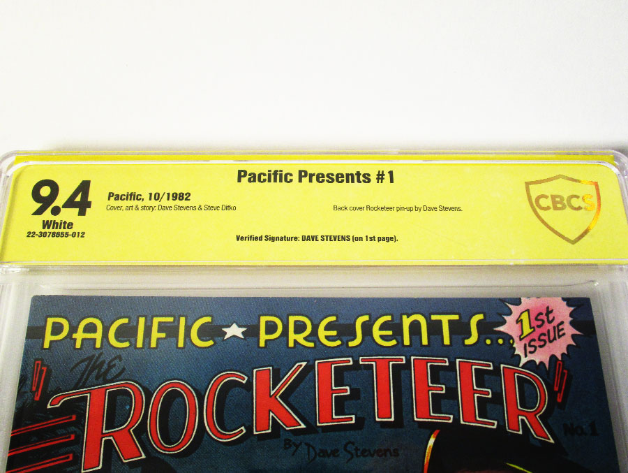 Pacific Presents #1 Cover B Signed By Dave Stevens CBCS 9.4