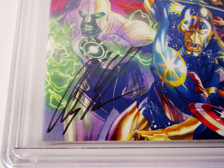 Secret Wars #1 Cover Z-S Alex Ross Store Exclusive Variant Signed by Alex Ross CBCS 9.8