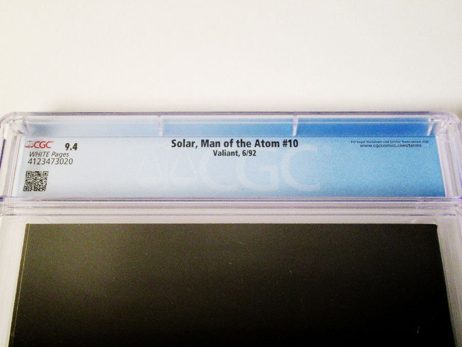 Solar Man Of The Atom #10 Cover C 1st Ptg CGC 9.4