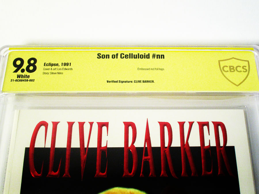 Son Of Celluloid #1 Cover B Signed By Clive Barker CBCS 9.8