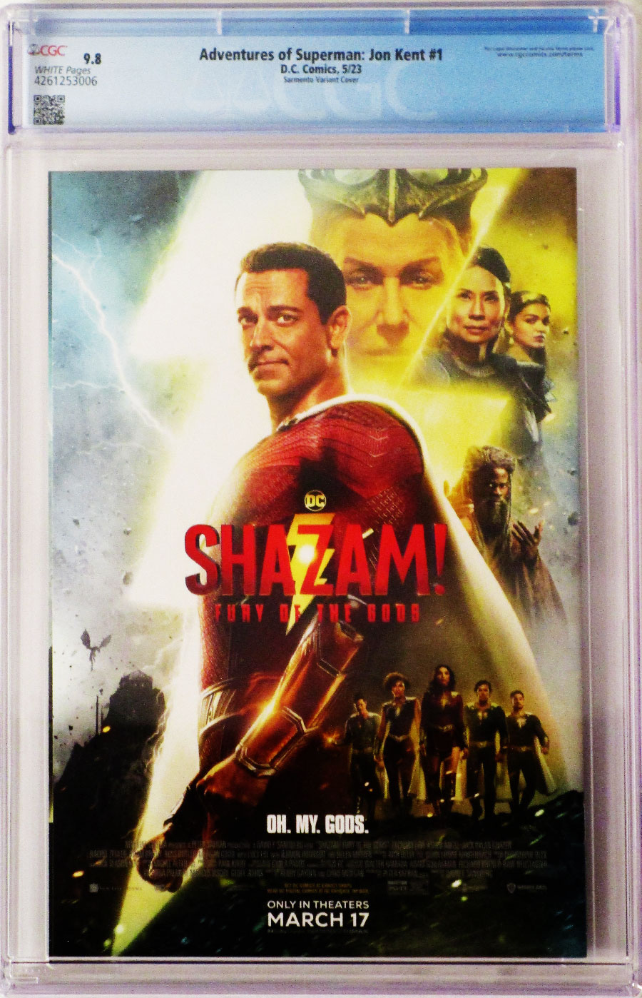 Adventures Of Superman Jon Kent #1 Cover L Variant Rafael Sarmento Card Stock Cover CGC 9.8