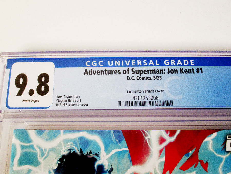 Adventures Of Superman Jon Kent #1 Cover L Variant Rafael Sarmento Card Stock Cover CGC 9.8