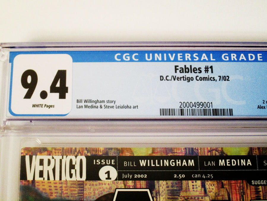 Fables #1 Special Edition Cover B CGC 9.4