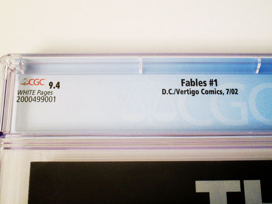 Fables #1 Special Edition Cover B CGC 9.4