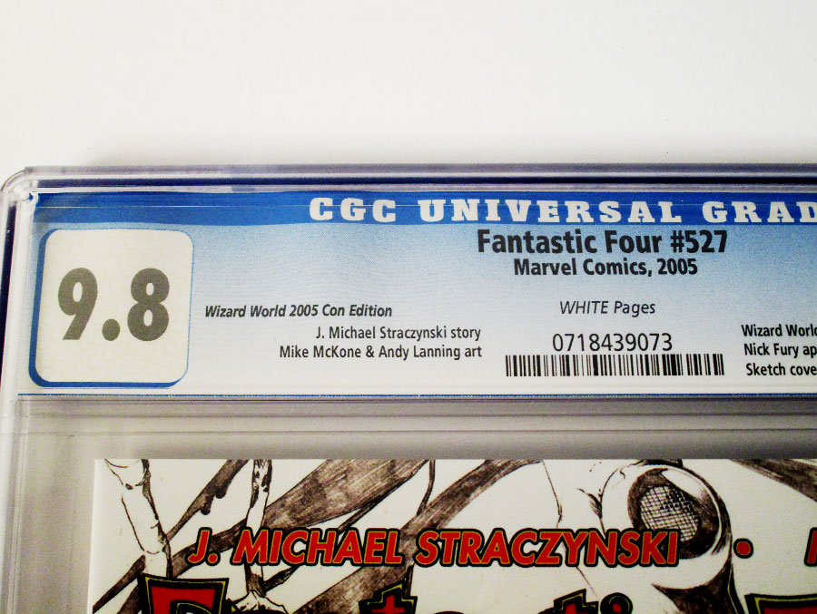 Fantastic Four Vol 3 #527 Cover E WWPA Mike McKone Sketch Variant Cover CGC 9.8