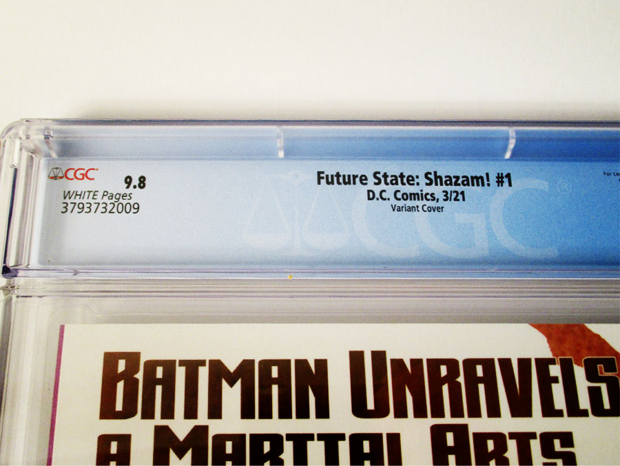 Future State SHAZAM #1 Cover C Variant Gerald Parel Card Stock Cover CGC 9.8