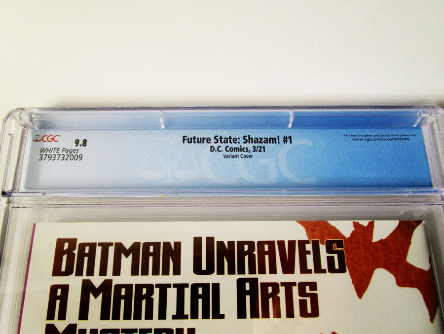 Future State SHAZAM #1 Cover C Variant Gerald Parel Card Stock Cover CGC 9.8