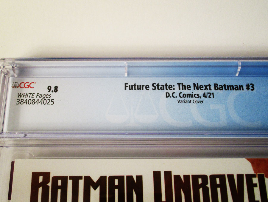 Future State The Next Batman #3 Cover C Variant Stanley Artgerm Lau Card Stock Cover CGC 9.8