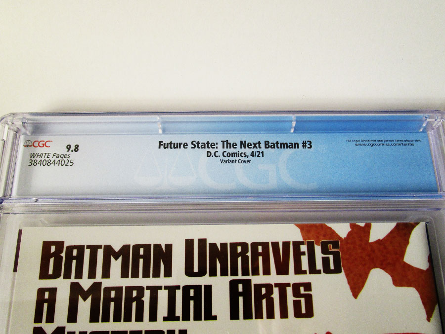Future State The Next Batman #3 Cover C Variant Stanley Artgerm Lau Card Stock Cover CGC 9.8