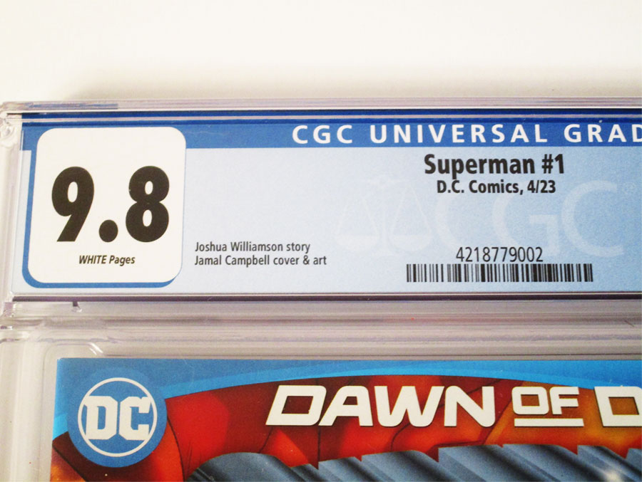Superman Vol 7 #1 Cover W Regular Jamal Campbell Wraparound Cover CGC 9.8