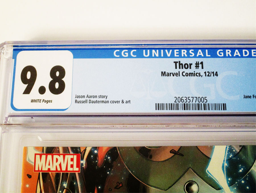 Thor Vol 4 #1 Cover Q 1st Ptg Regular Russell Dauterman Cover CGC 9.8